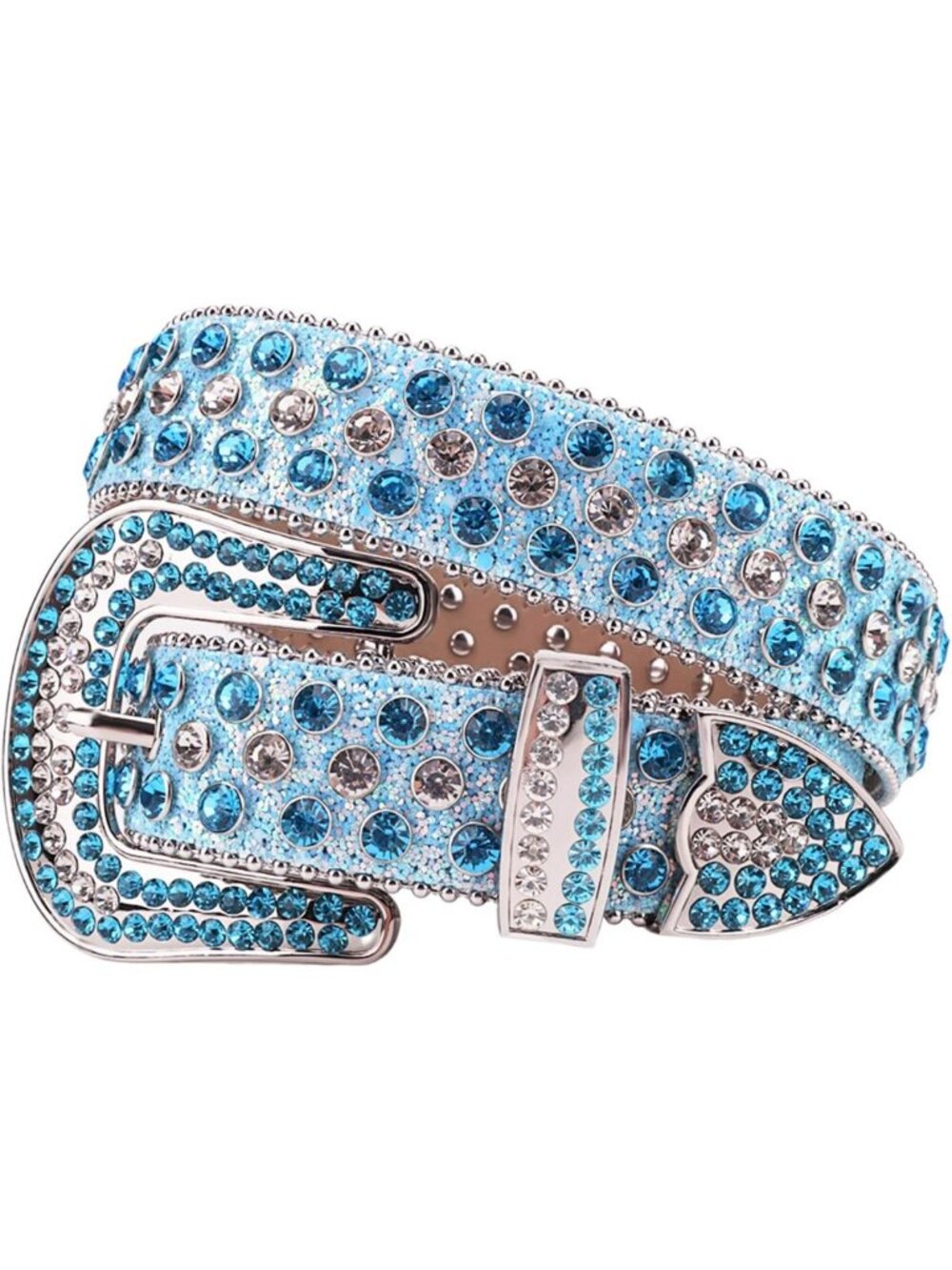 Luxury Rhinestone Western Belt for Men & Women - Bling Crystal Studded Accessory